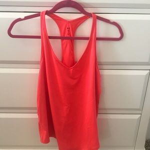 Racerback coral workout tank, under armour